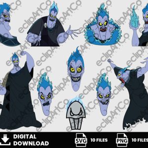 10 Clipart - Hades Png, Villains Disney Png