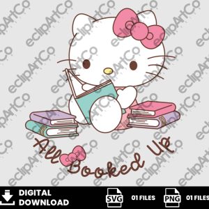 01 Clipart - Hello Kitty All Booked Up
