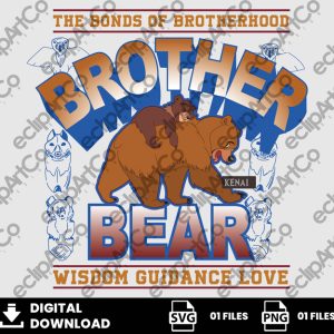 01 Clipart - Brother Bear Png, The Bonds Of Brotherhood Png