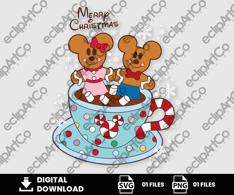 01 Clipart - Mickey Christmas Png, Mickey Hot Cocoa Png, Mickey Christmas Svg, Mickey Png, Christmas Png