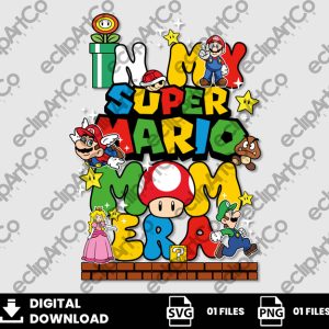 01 Clipart - In My Super Mario Mom Era Png, Super Mario Bros Png