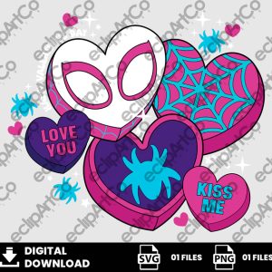 01 Clipart - Spidey and His Amazing Friends Sweetheart Png, Gwen Png, Ghost Spider Png