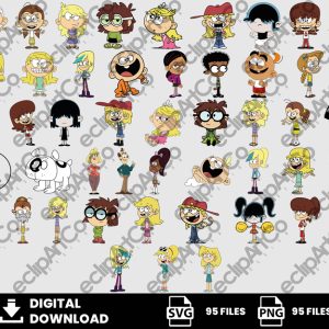 95 Clipart - The Loud House Svg, La casa ruidosa Svg, Los Casagrandes Svg