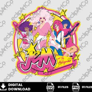 01 Clipart - Jen And The Holograms 2