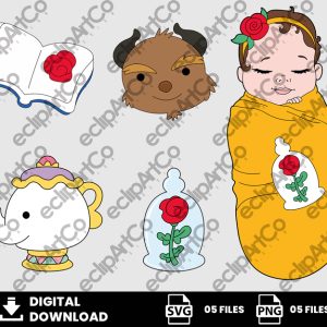 05 Clipart - Beauty Baby Svg, Beauty Baby Png, Baby Shower Svg