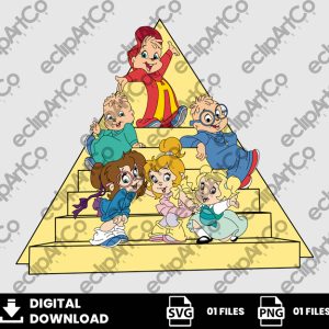01 Clipart - Alvin and the Chipmunks Svg,  Chippettes Svg