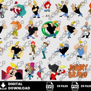 25 Clipart - Johnny Bravo Svg, Johnny Bravo Png