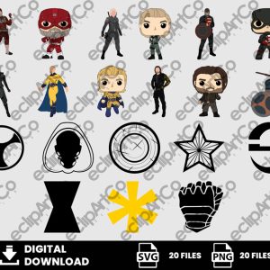 20 Clipart - Thunderbolts Svg, Thunderbolts Png, Superhero Svg, Movie Svg