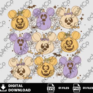 01 Clipart - Halloween Svg, Halloween Png, Mickey Jack Lantern Png, Mickey Png, Mouse Png, Mickey Halloween Png