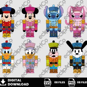 08 Clipart - Christmas Png, Nutcracker Mickey Png, Nutcracker Disney Svg, Nutcracker Disney Png, Pets Svg, Christmas Svg, Digital Download