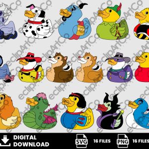 16 Clipart - Mickey Ducks Png, Disney Mystery Ducks 2, Ducks Svg, Duck Png, Patos de Goma Png, Mickey And Friends Png